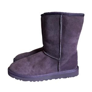 UGG Classic Purple Short Suede Sheepskin Boots